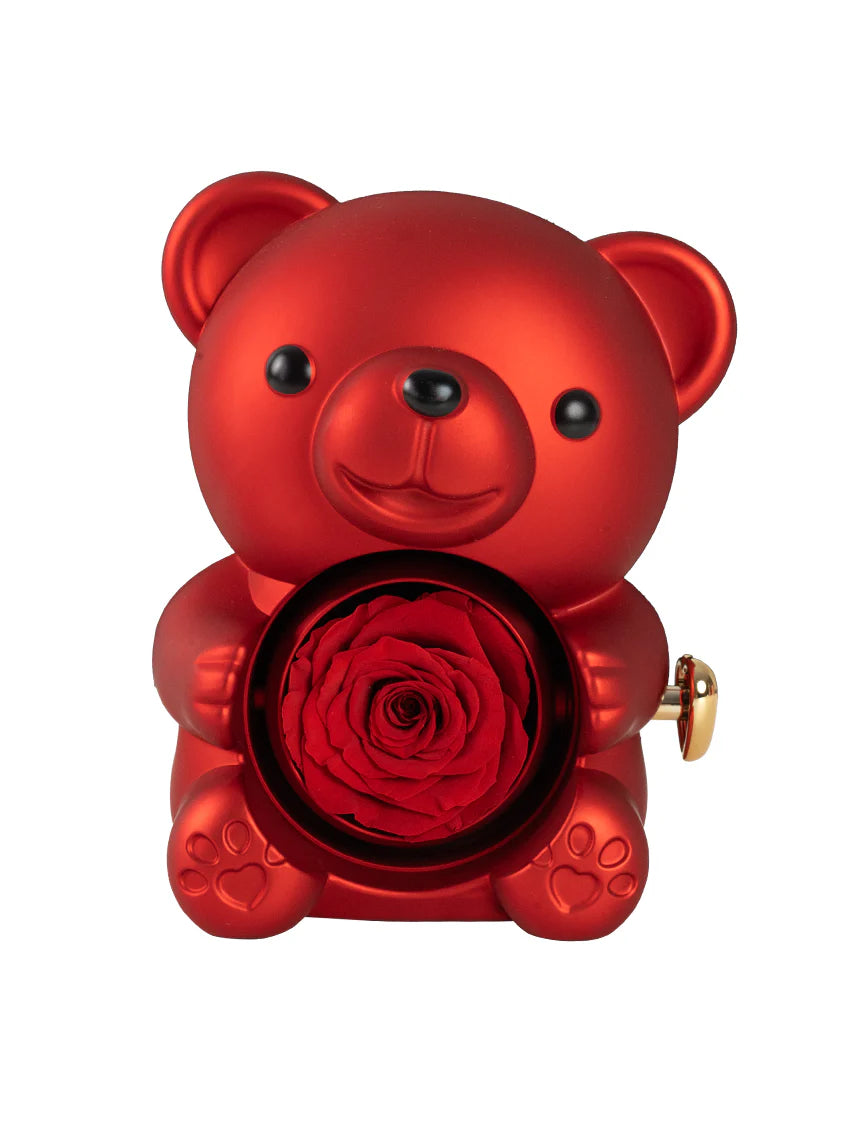 Ours Eternal avec Rose-Cadeau Romantique Inoubliable