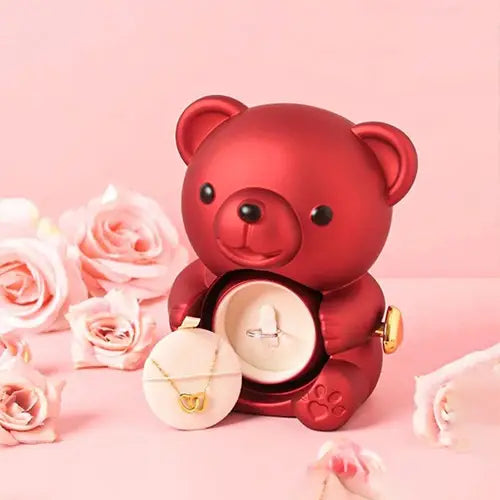 Ours Eternal avec Rose-Cadeau Romantique Inoubliable