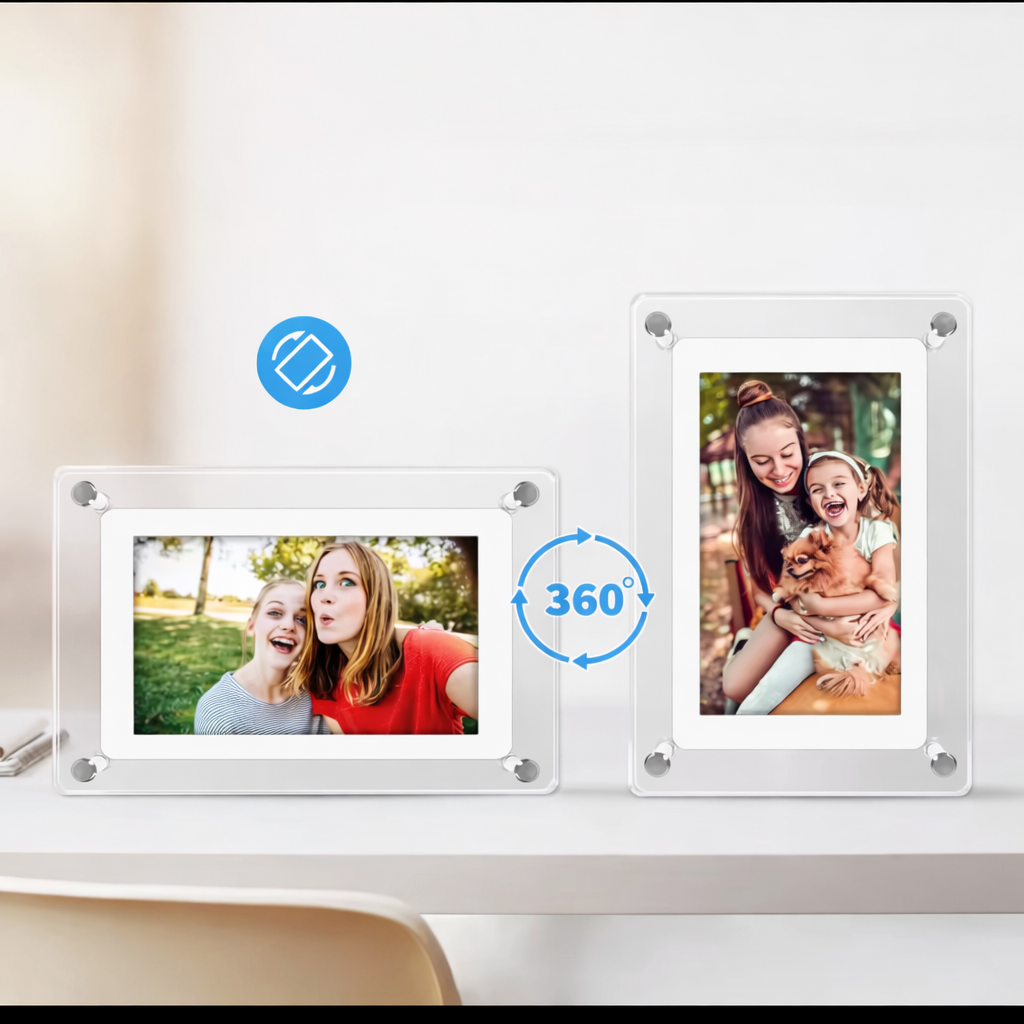 Cadre vidéo personnalisé – Le cadeau qui fait revivre vos souvenirs ❤️